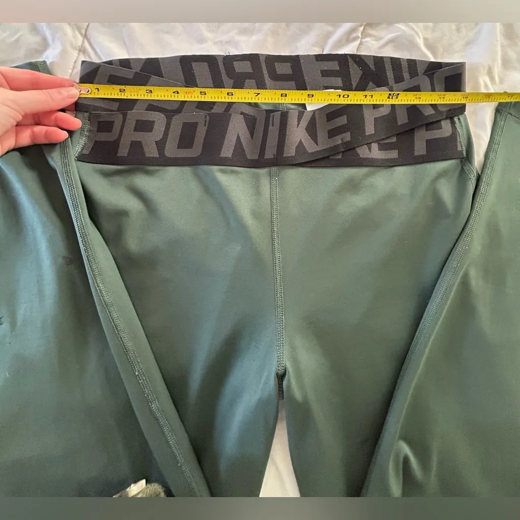 Nike Pro Crossover Waist Compression Tight Leggings Women's large - Image 3