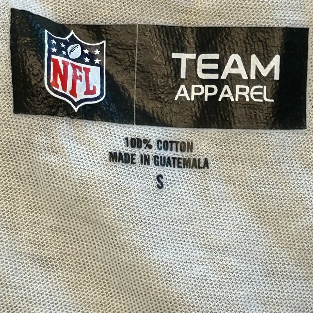 NFL Apparel Los Angeles Rams girly fan racerback tank top glitter glam NWT S Silver - Image 6