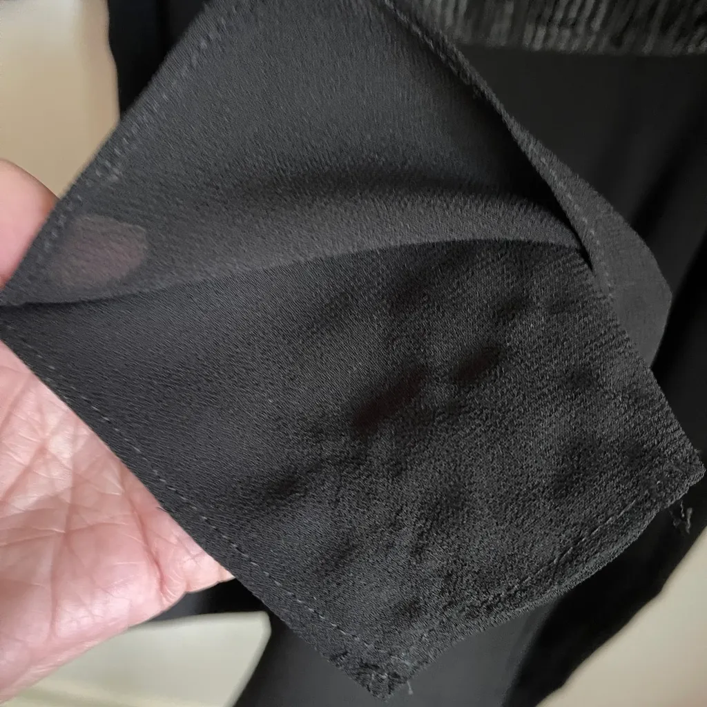 Joseph Ribkoff Vintage Bustier Top Dress Mesh 2-Piece Full Length Skirt Goth 90s - Image 13