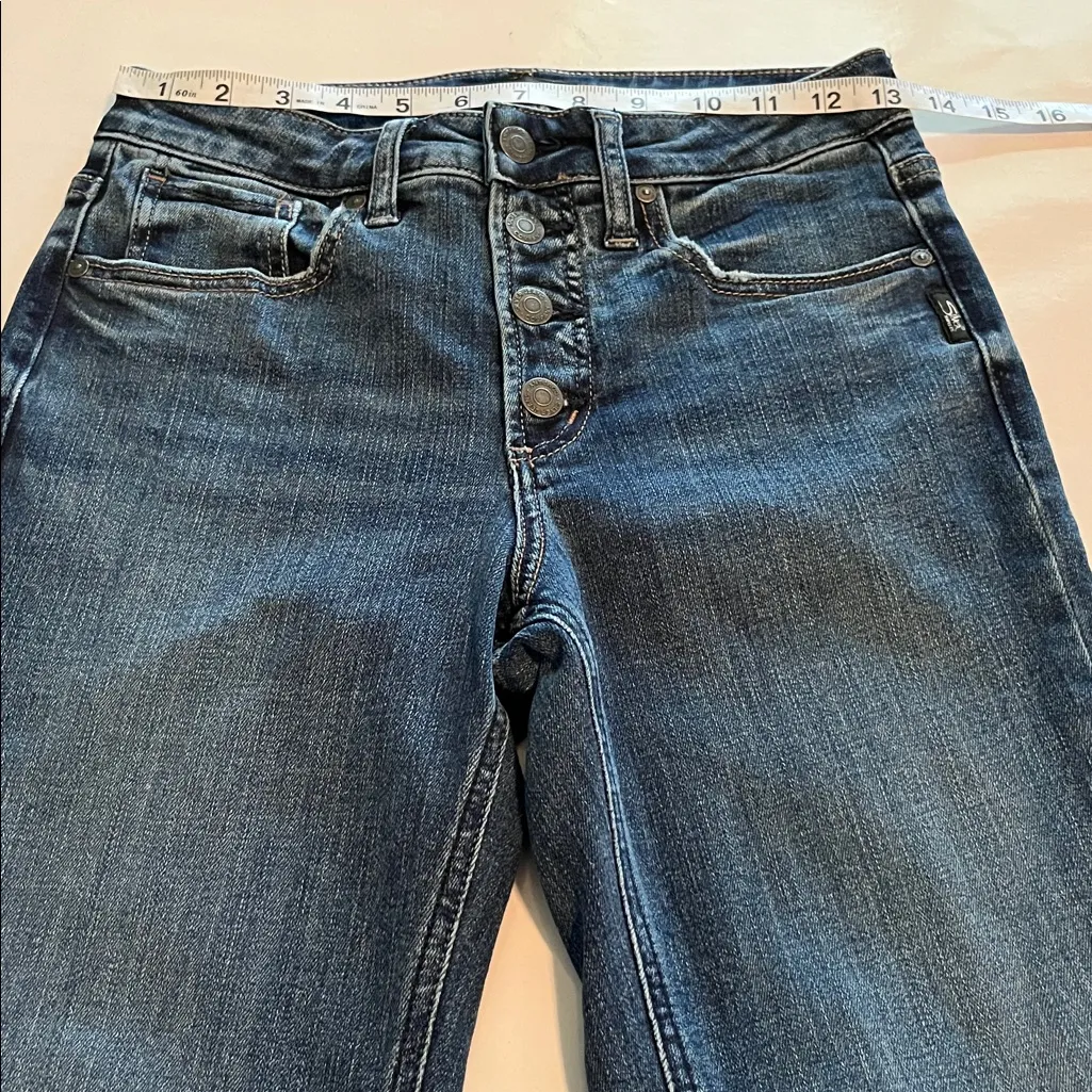 Silver Jeans Most Wanted Straight Mid Rise Size 27 - Image 4