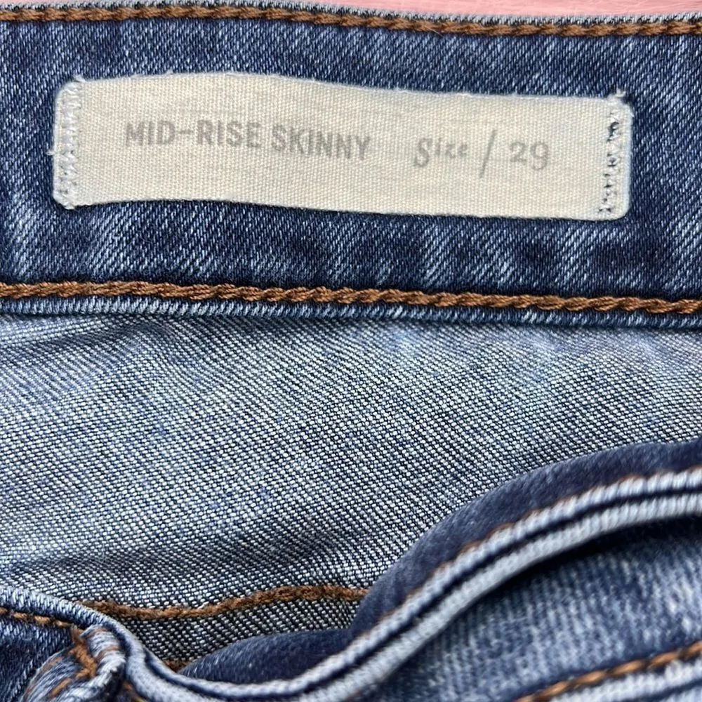 Pilcro and the Letterpress midrise skinny size 29 ankle jeans - Image 5