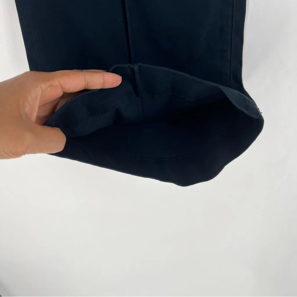 Tommy Hilfiger Lafayette Navy Blue Stretch High Rise Flare Pants NWT Size 2‎ - Image 7