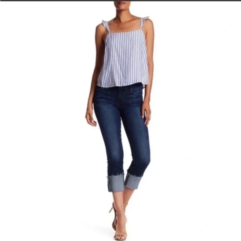 Joe's Jeans Deep Blue Cropped Denim - Image 3