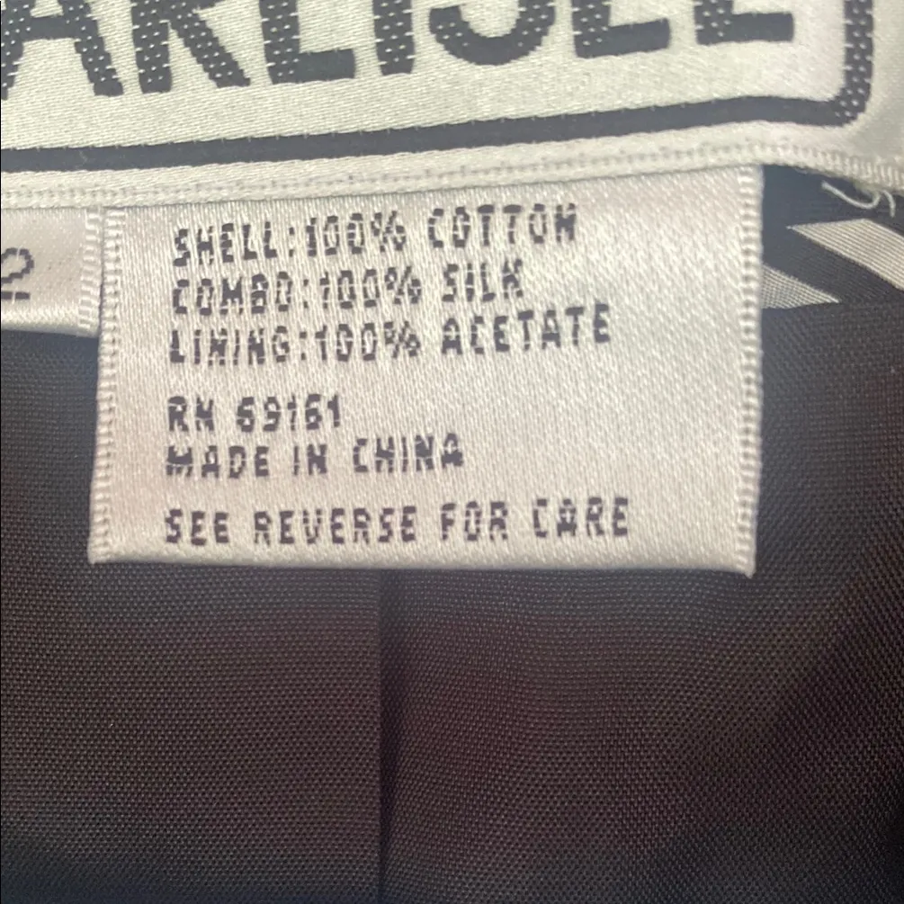 Carlisle Women's Black Blazer with Button Detail - Image 4