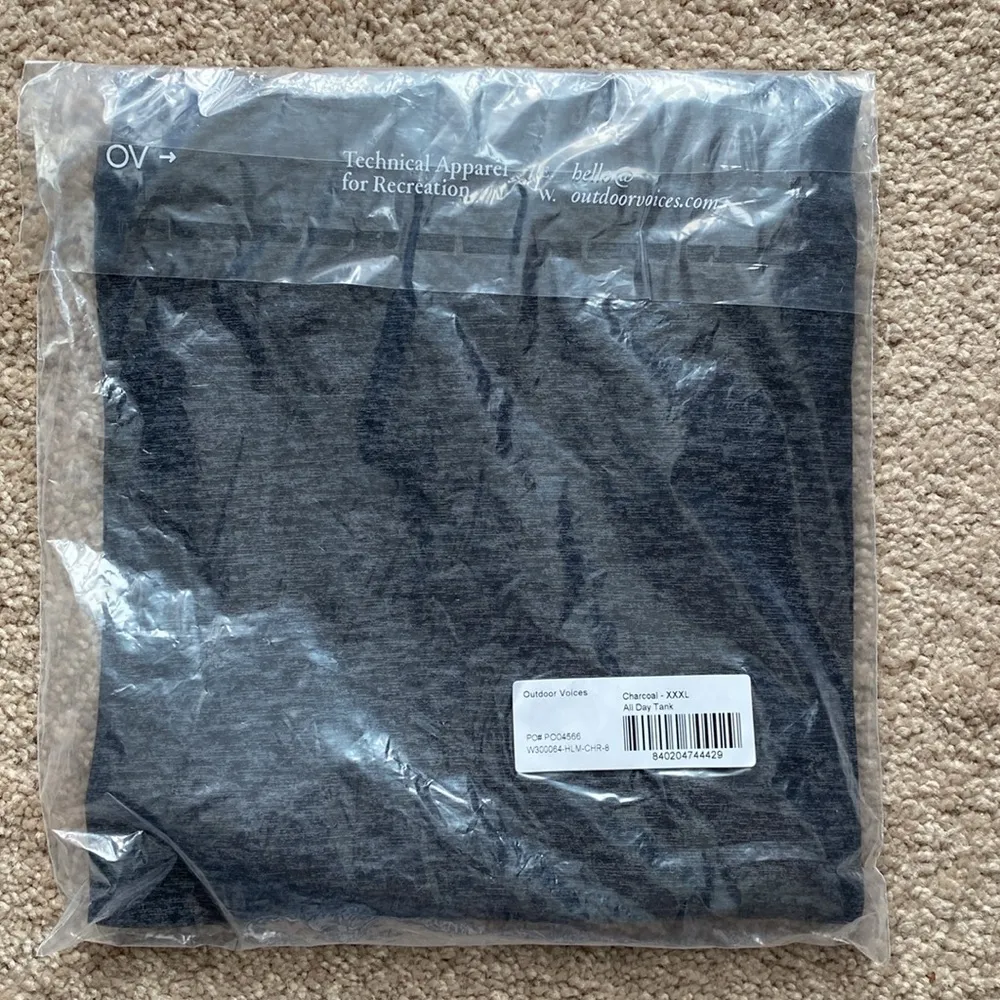 Outdoor Voices All Day Tank Charcoal Size 3X - Image 4