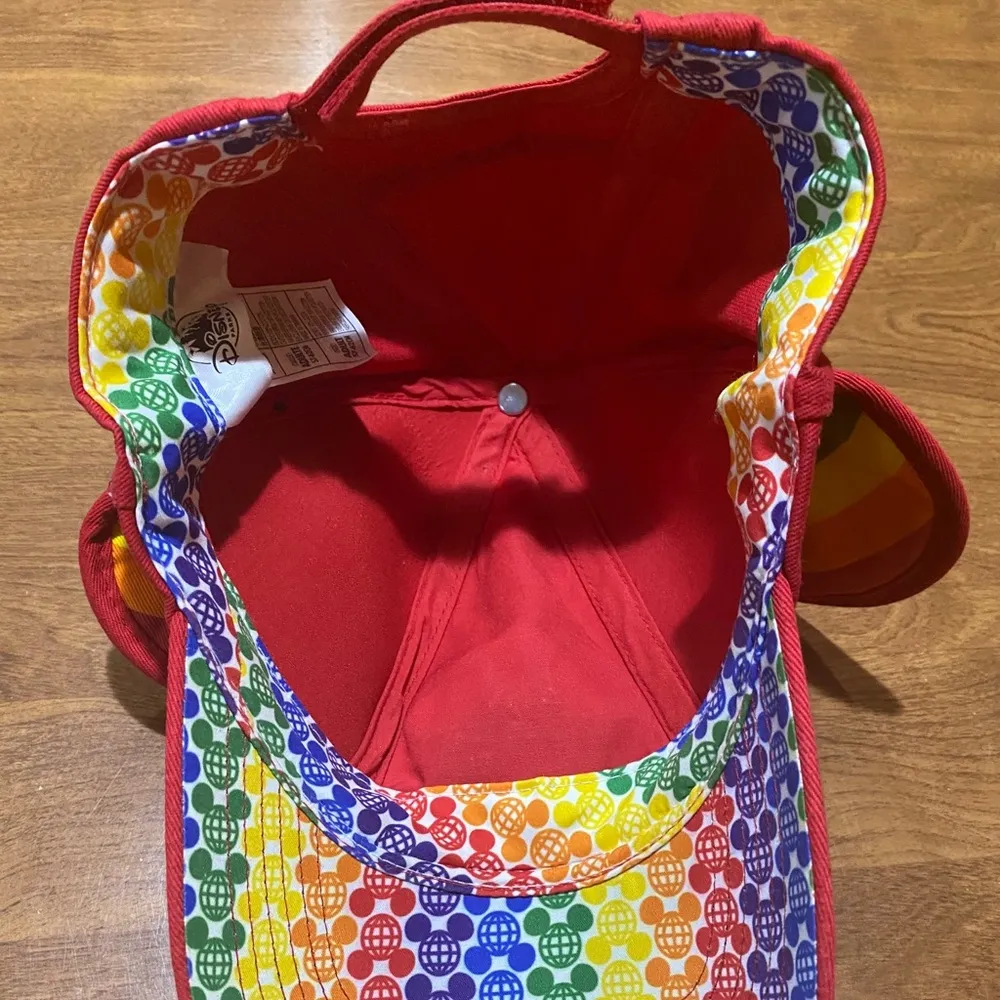 Disney Rainbow Mickey Mouse Ears Baseball Cap Hat - Image 11