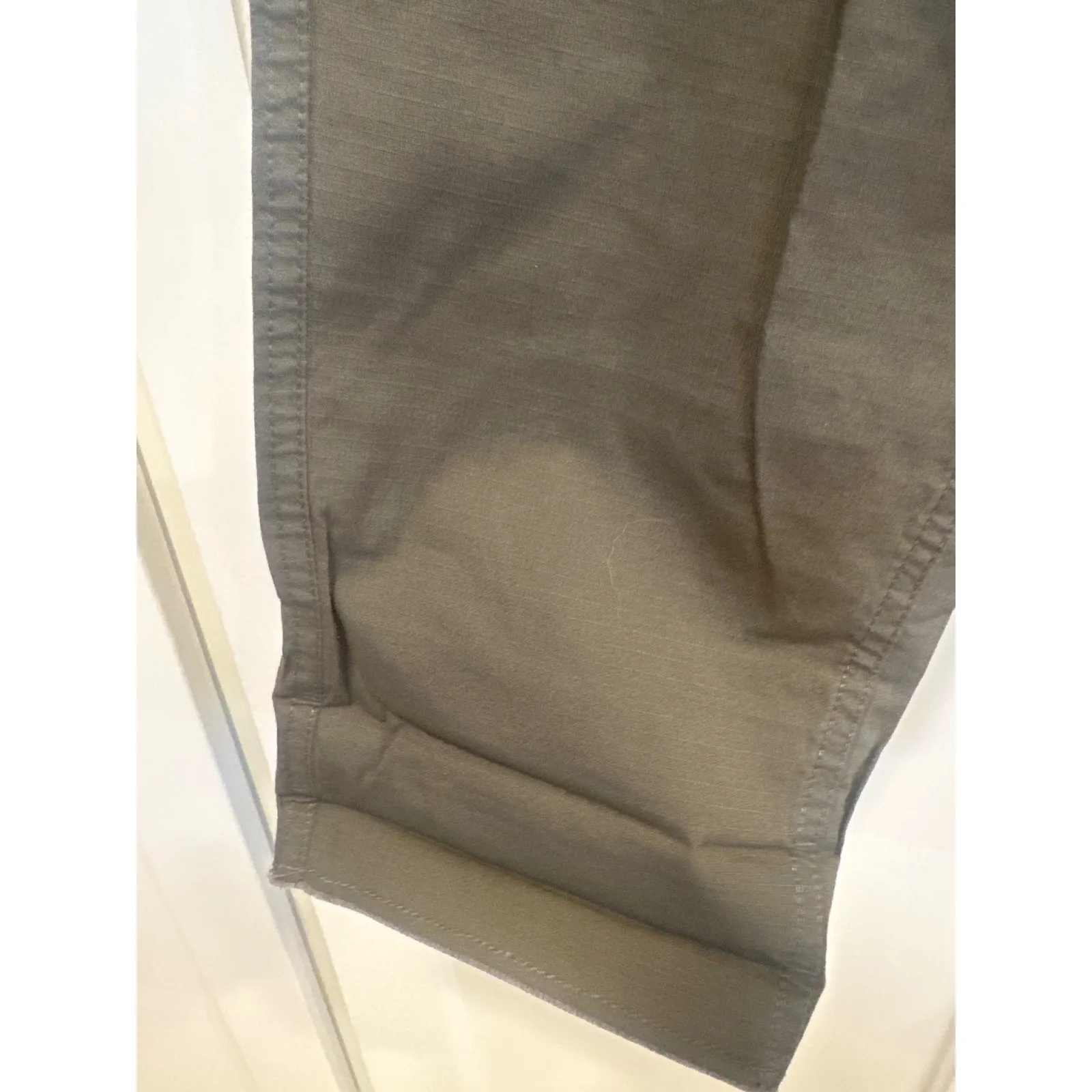 Vuori ripstock Jogger Pants Olive Green boho casual travel Pockets Large - Image 6