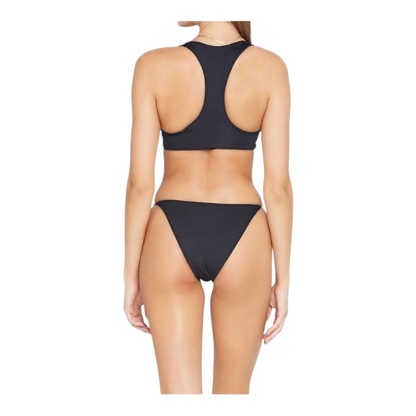 LSpace By Monica Wise Bitsy Cut Vandamme Black Bikini Bottom Women's Size XL NWT - Image 14