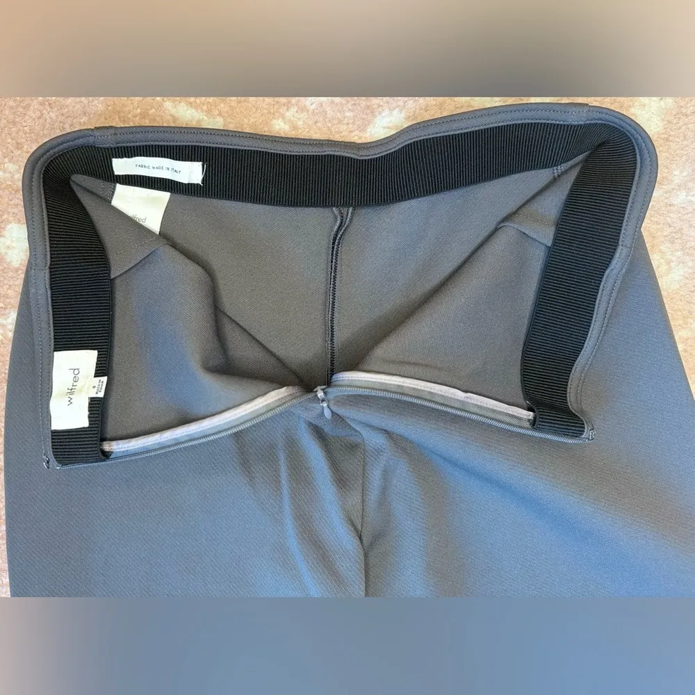 Aritzia  Wilfred Skinny Ponte Pants Gray Size 8 Workwear Business Casual - Image 11