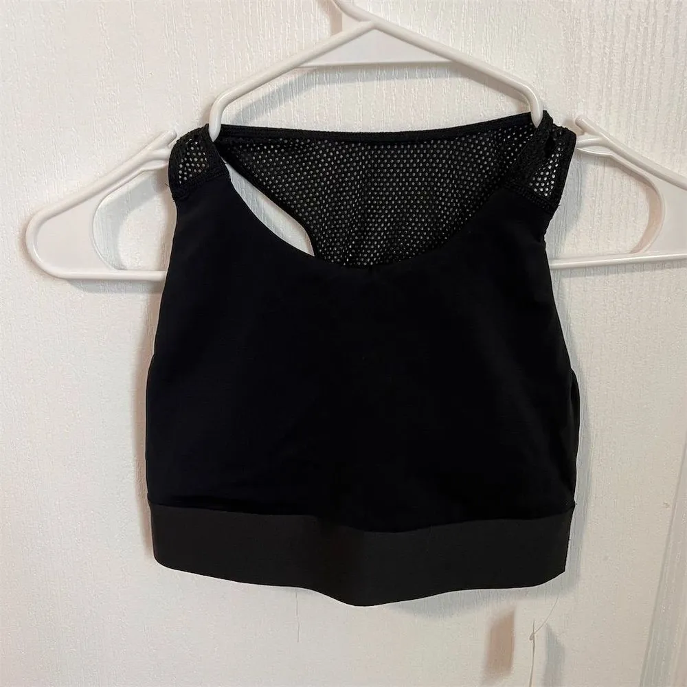 Aerie Women's Mesh Sports‎ Bra Black Size Small( Medium Support) Activewear NWT - Image 2