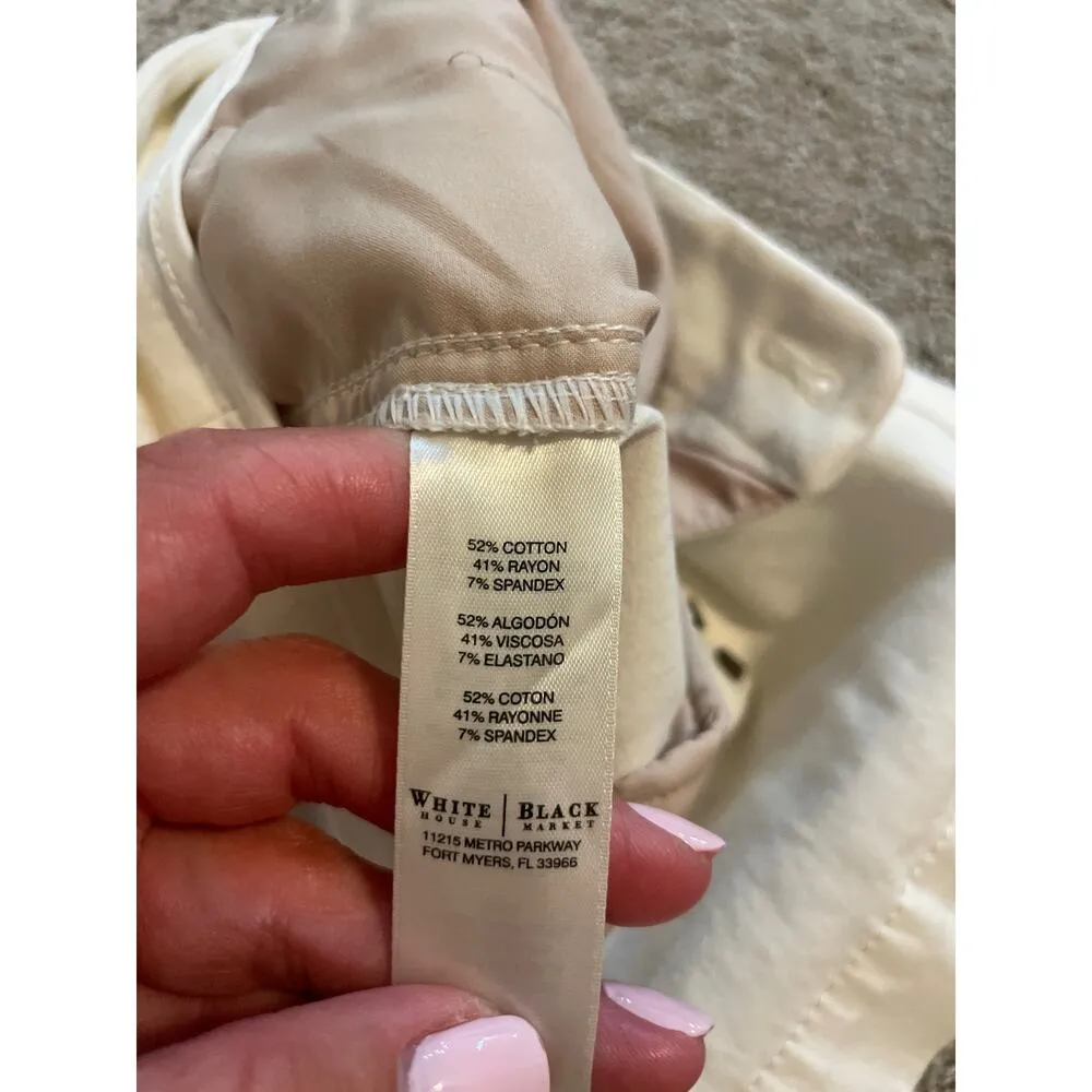 White House Black Market White Bermuda Shorts 2 - Image 5