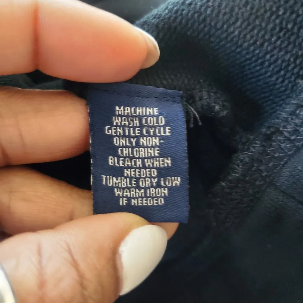 Chaps Denim Women's Black Open Collared Cardigan S - Image 8