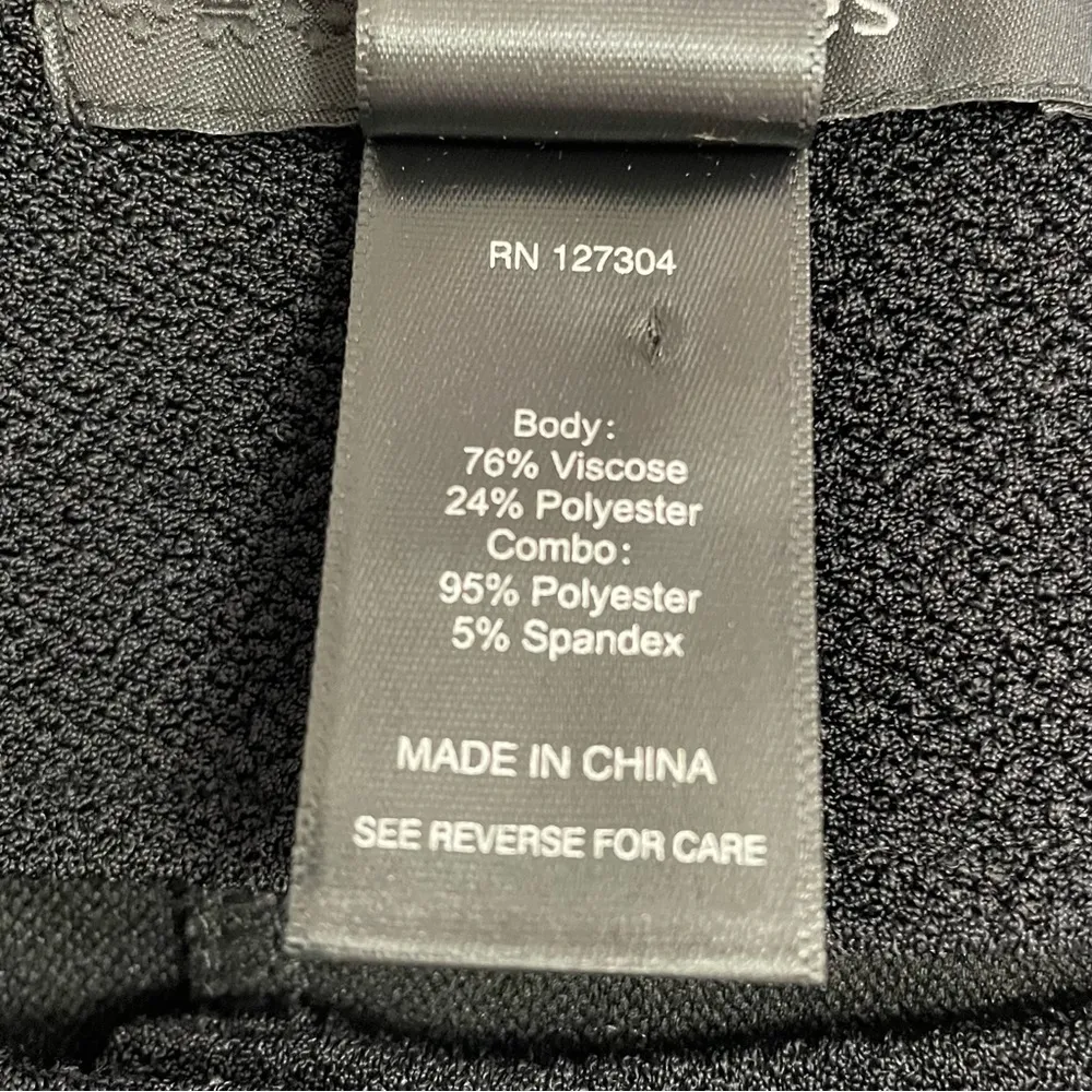 Vintage Ali Miles Lagenlook Ruffle Trim Black & Gold Jacket Topper Size Large - Image 13