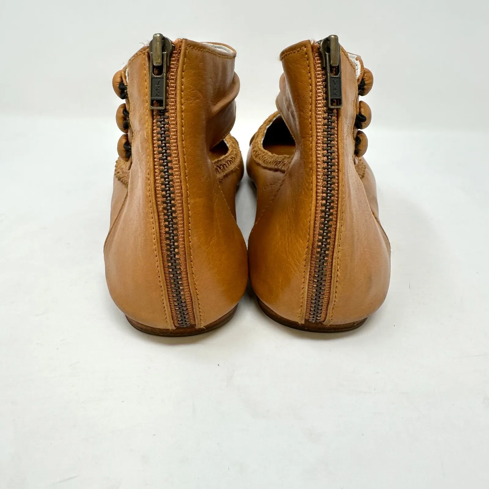 Bali‎ Elf Muse Ballet Flat Leather Light Tan Size 6.5 Brown - Image 5