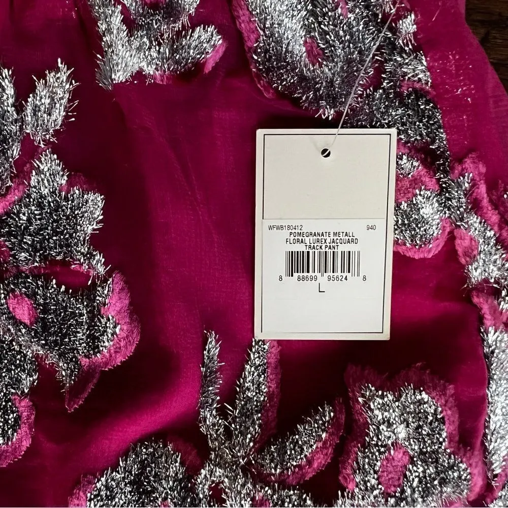 Juicy Couture Pull On Floral Jogger Pants NWT - Image 5