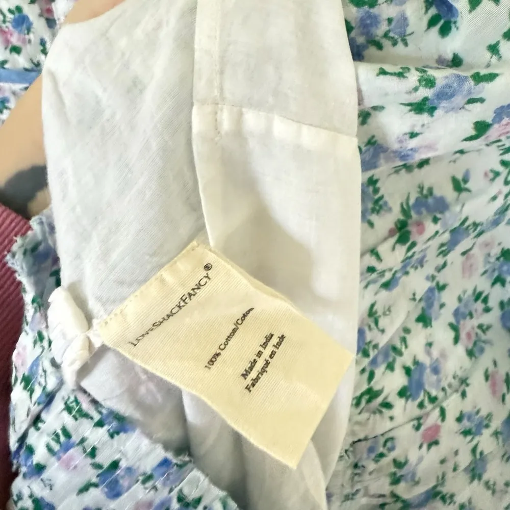 LoveShackFancy Marquise Mini Dress in Blue Jay Song - Image 10