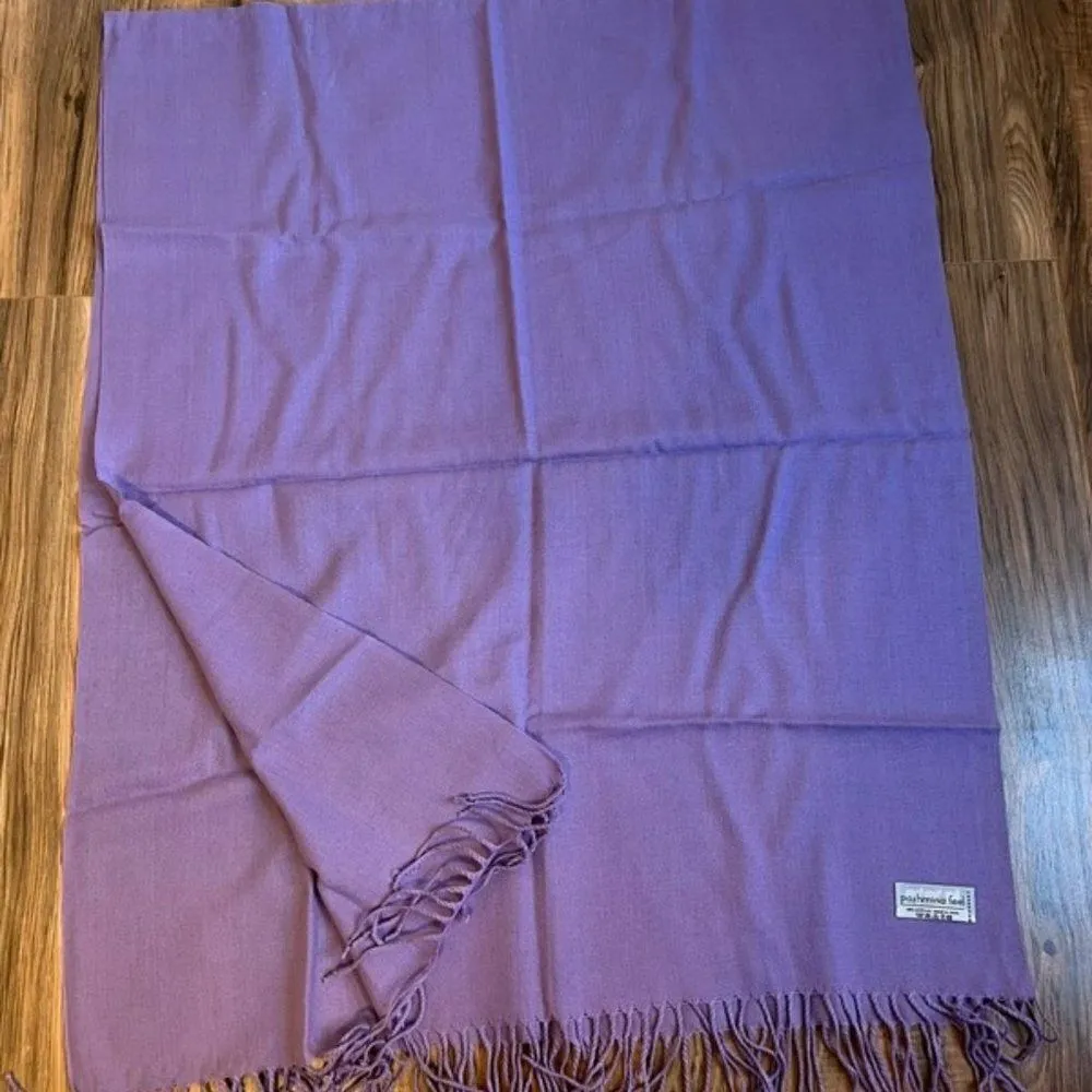 Pashmina purple scarf - Image 2