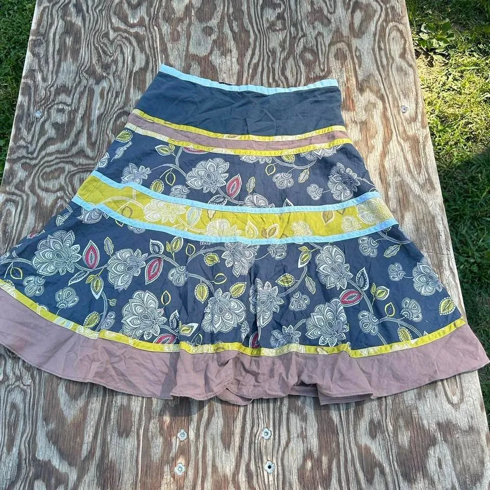 Bcbmaxazria blue & green fairy skirt size xs fairy whimsy y2k summer spring‎ - Image 3