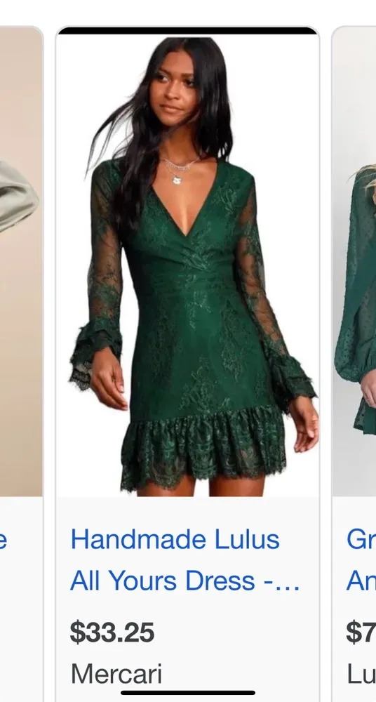 NWT  green lace dress - Image 4