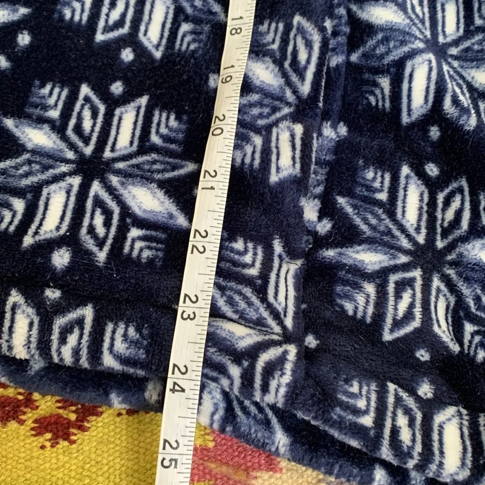 Lands' End Women's Heritage Fleece Snap Neck Pullover - Image 10