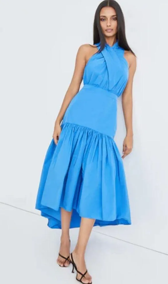 Veronica Beard Radley Halter Neck Hi-Low Dress Size 6, New w/Tag $498 SOLD OUT! - Image 11