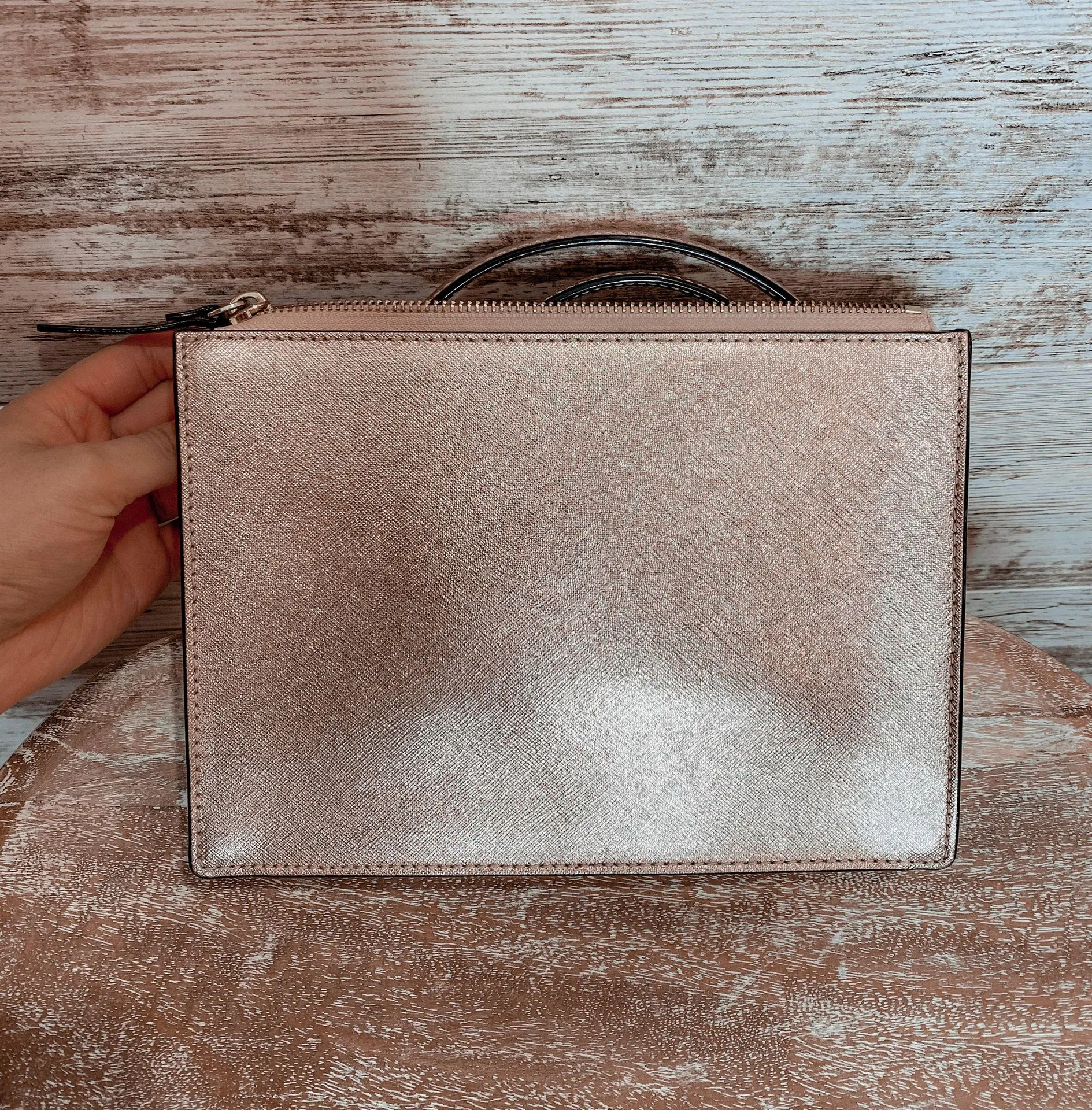 Rose Gold Cross Body Bag - Image 2