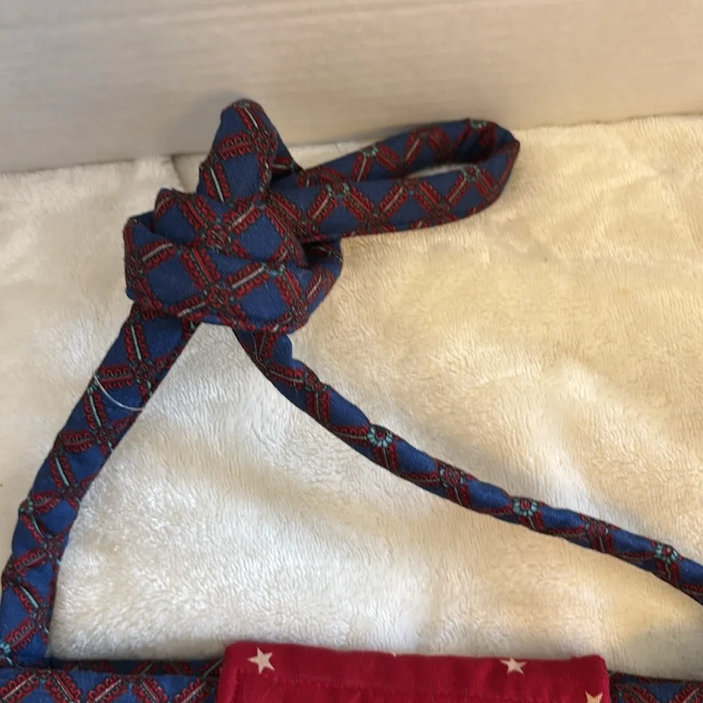 PATRIOTIC COLORS RED WHITE BLUE CROSSBODY THICK CLOTH MAGNETIC CLOSURE - Image 4