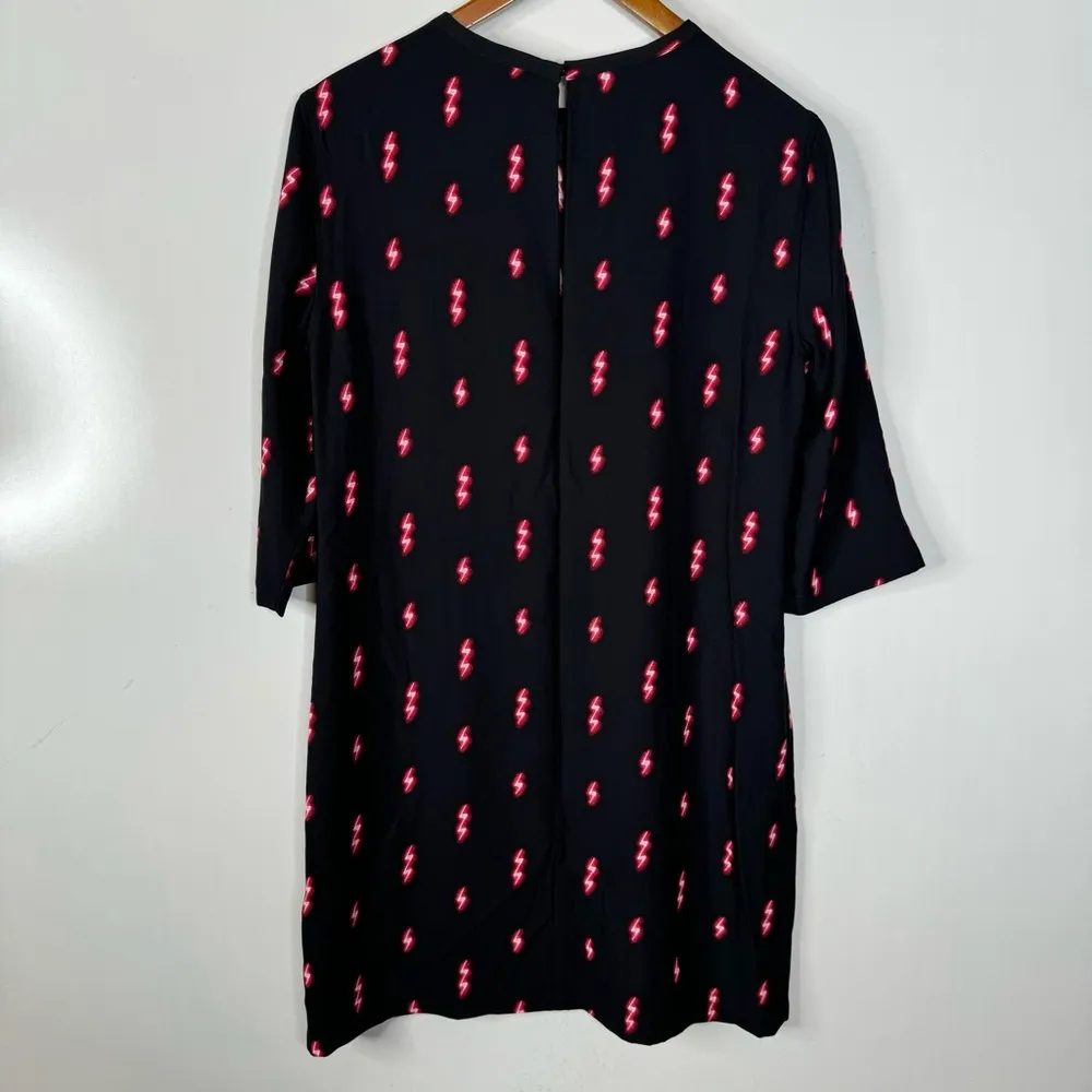 Equipment Aubrey Lightning Bolt Mini Shift Dress Size Small - Image 3