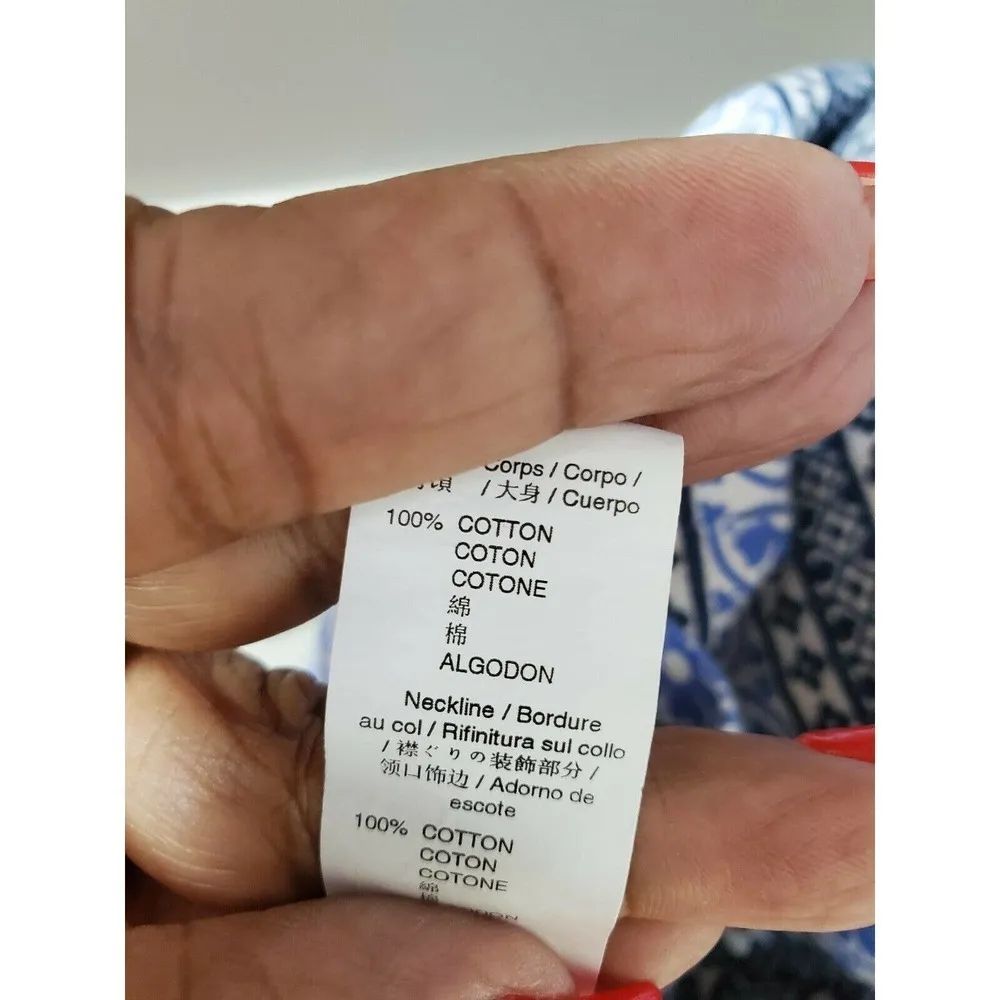 Gap Women Scoop Neck Short Sleeve Casual Dress - Image 10