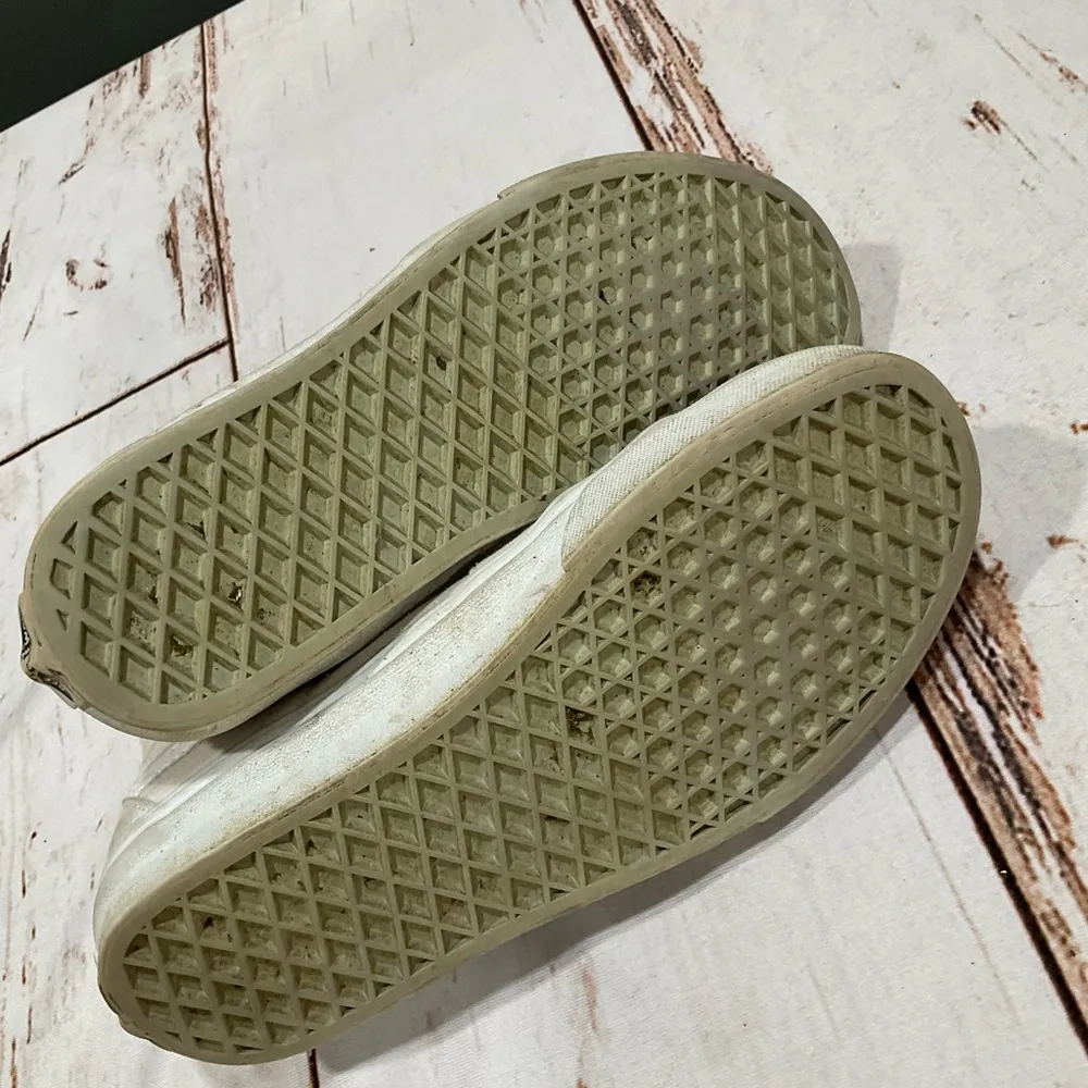 VANS SKATE HI CLASSIC SKATEBOARDING SHOES WHITE - Image 3