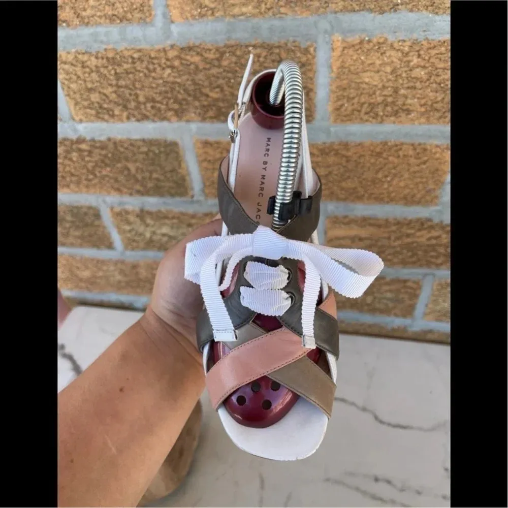 Marc by Marc Jacobs multicolored heel sandals 37/6.5 - Image 9