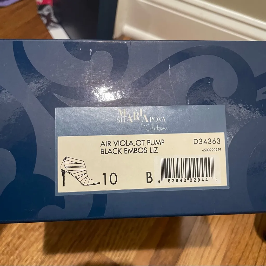 Cole Haan Maria Sharapova Air Viola Cage Stiletto Heels Black Women’s Size 10 - Image 9