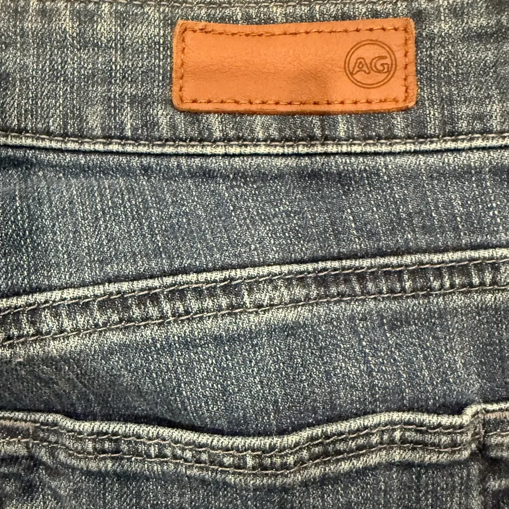 AG Adriano Goldschmied Farrah High Rise Skinny Ankle Jeans 26 Sirius Raw Hem - Image 9