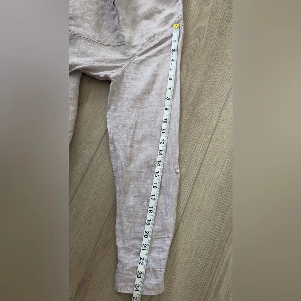 Sigrid Olsen  Casual Button-Down Shirt 100 % LINEN 👚 - Image 6