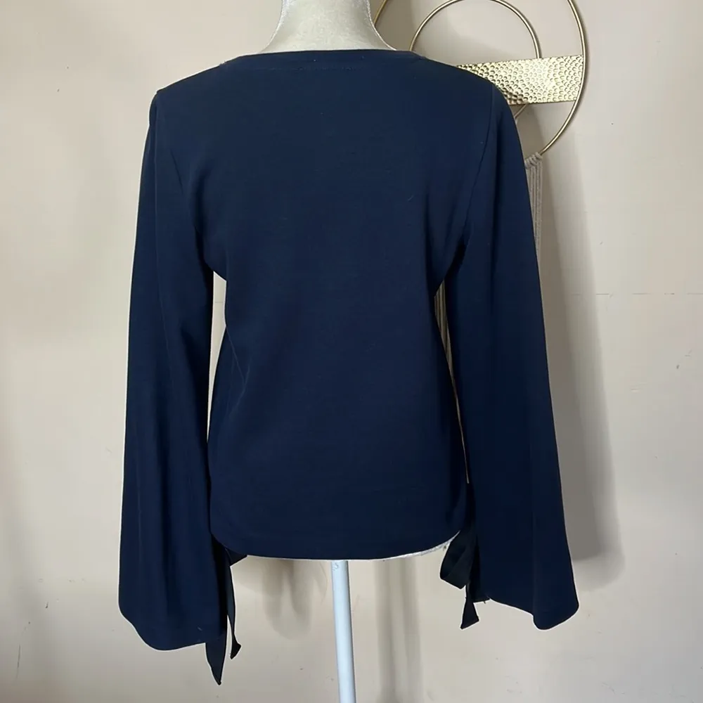 J.Crew  • tie bell sleeve sweater - Image 71