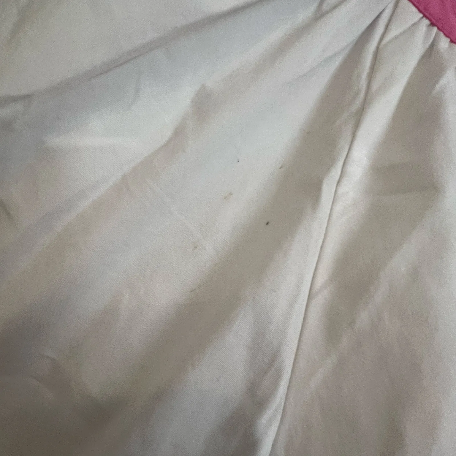 $345 STAUD Demi Dress Womens Large White Poplin Rainbow Tiered Maxi Lined Cotton - Image 7