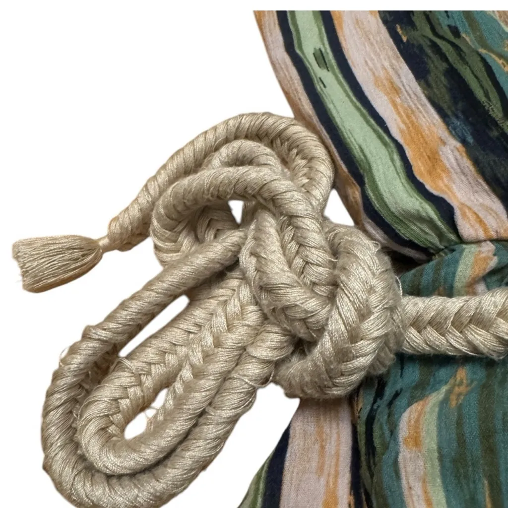 Free People One Shoulder Striped Tiered Mini Dress Women’s S Boho Resort Look - Image 7