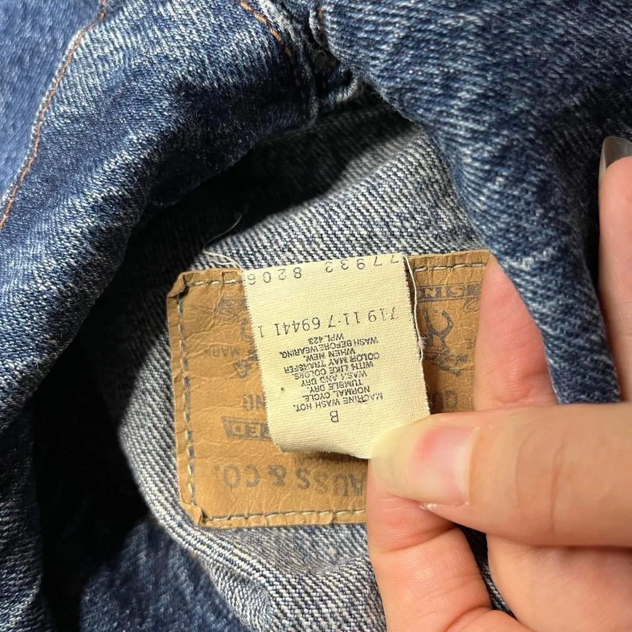 Levi's Vtg Levi’s Denim Jacket Womens Size Large - Image 5