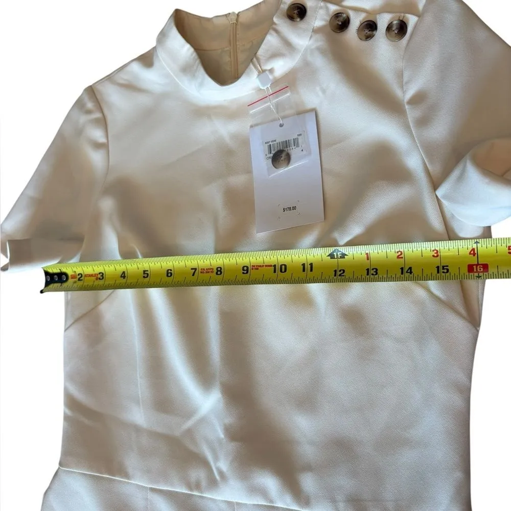 Gal Meets Glam Cream Jumpsuit Pantsuit Womens Size 4 New With Tags - Image 13