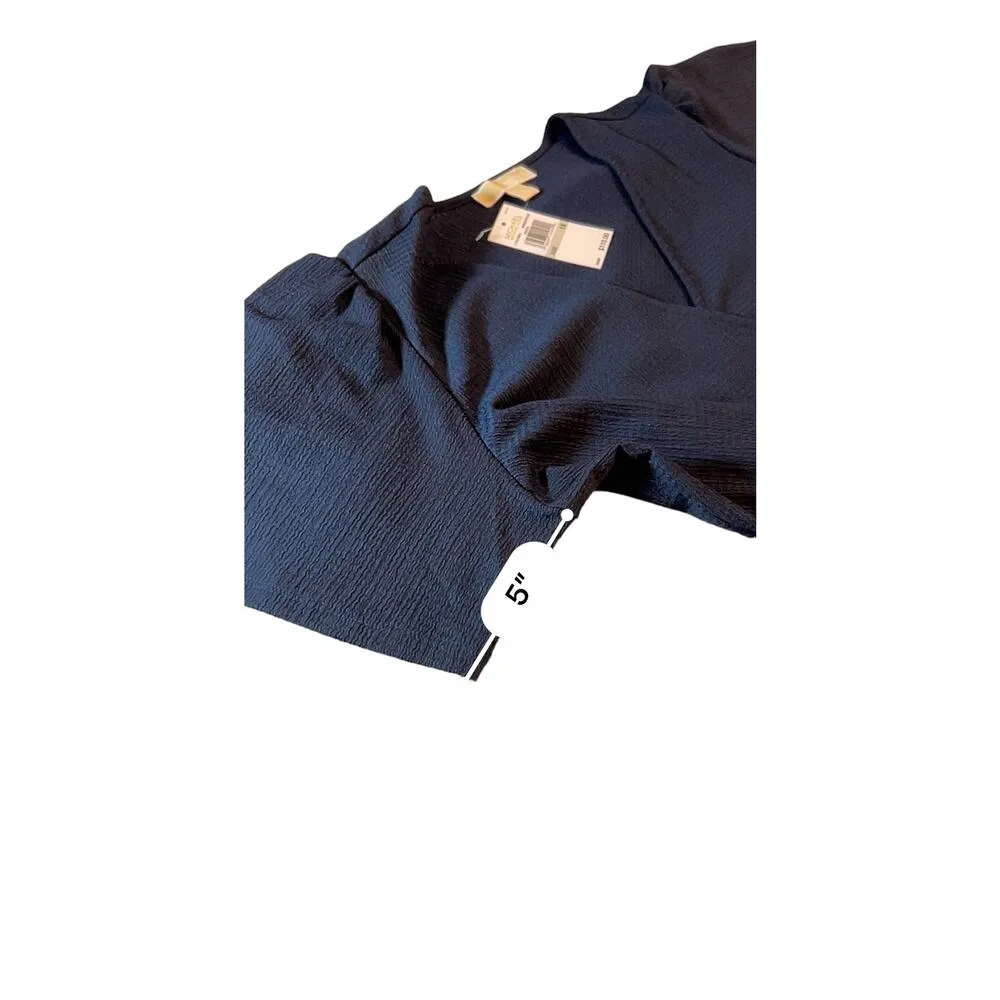 NWT MICHAEL Michael Kors Wrap Blouse - Size 1X38 - Image 6