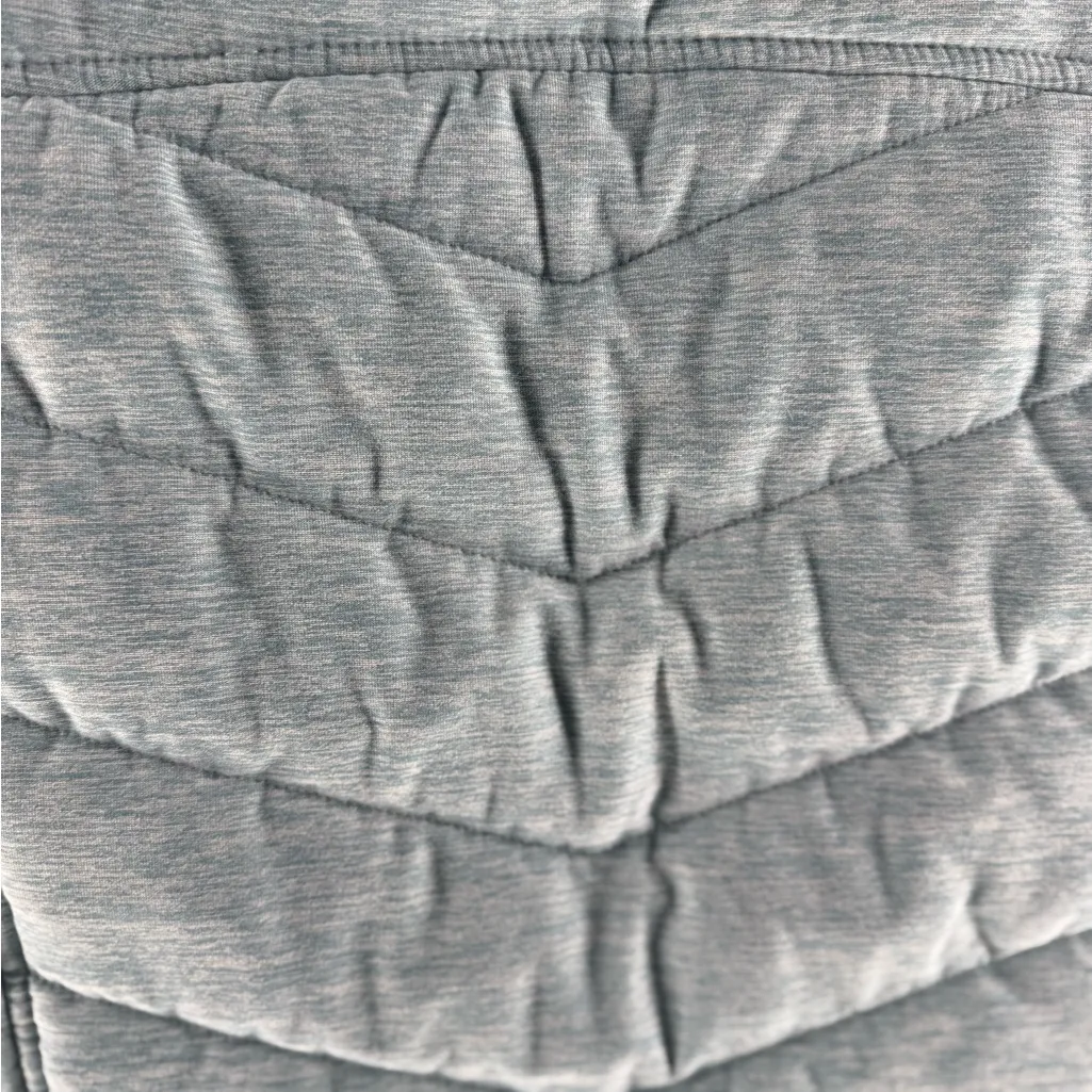 The North Face Pseudio Puffer Vest Winter Jacket Light Blue Full Zip Size XL EUC - Image 5