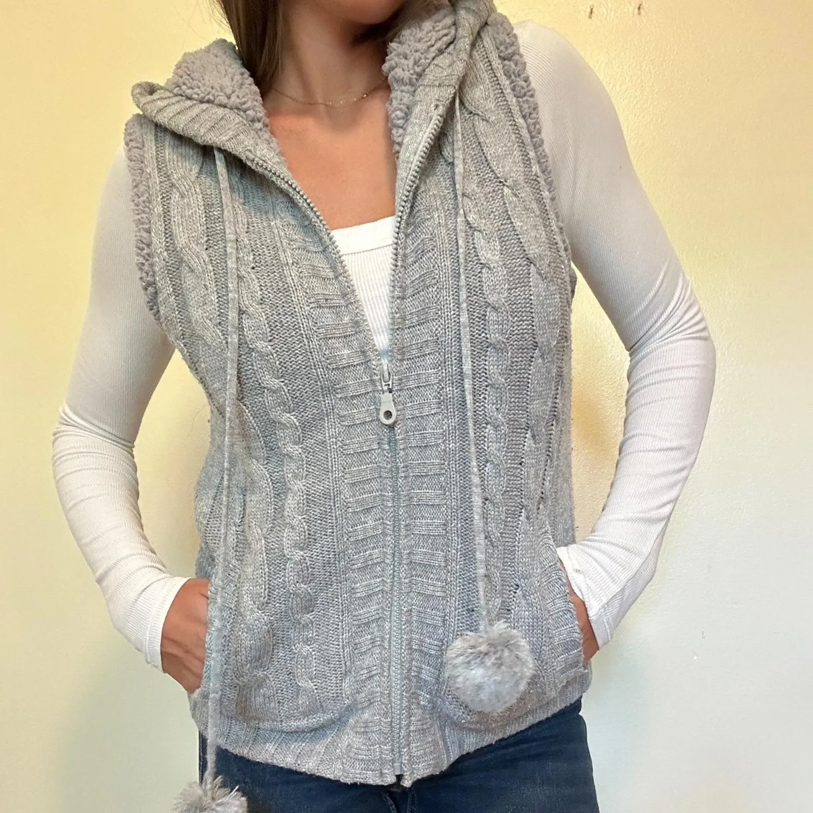 Y2k forever 21 knit Gray Size M - Image 2