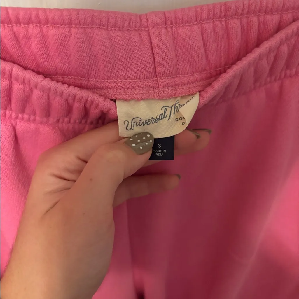 Universal Thread Pink Wide Leg SweatPants size small - Image 3