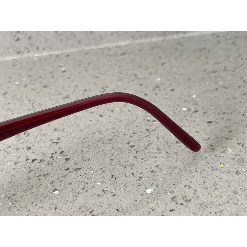 THEORY Eyeglasses Frames ONLY TH1140 C03 135 51 17 Brown Rectangular pink - Image 6