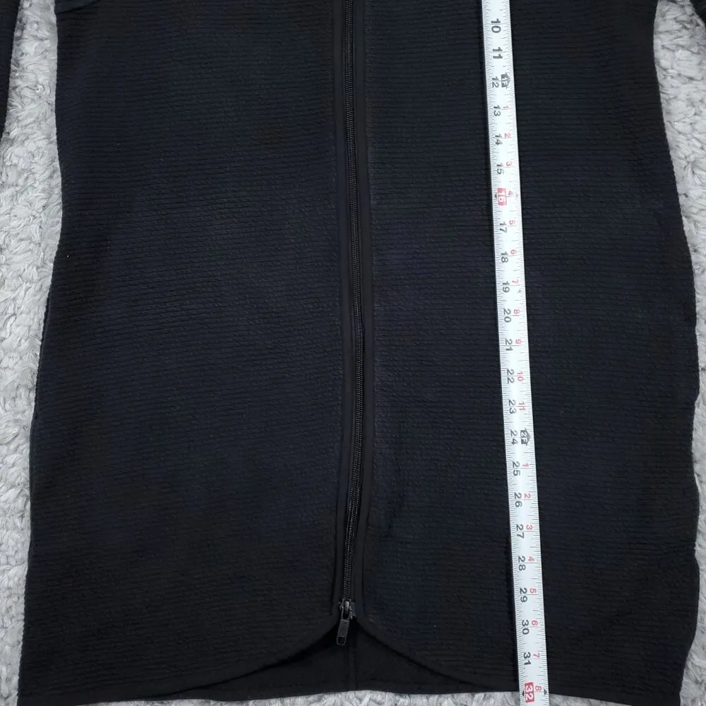 READ Lululemon On Repeat Jacket Women's Size 10 Black Full Zip Longline Slim Fit - Image 13