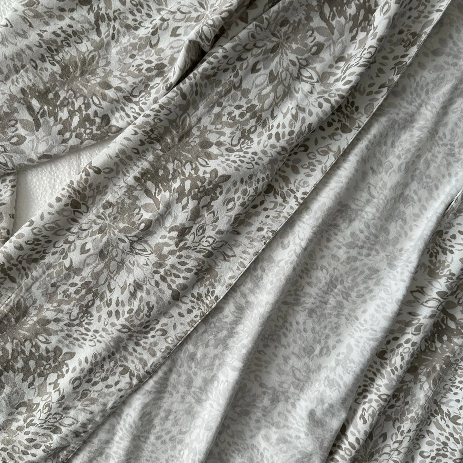 Coolibar Marietas Sun Wrap Open Cardigan Top Womens S Floral Lightweight UPF 50+ Black - Image 2