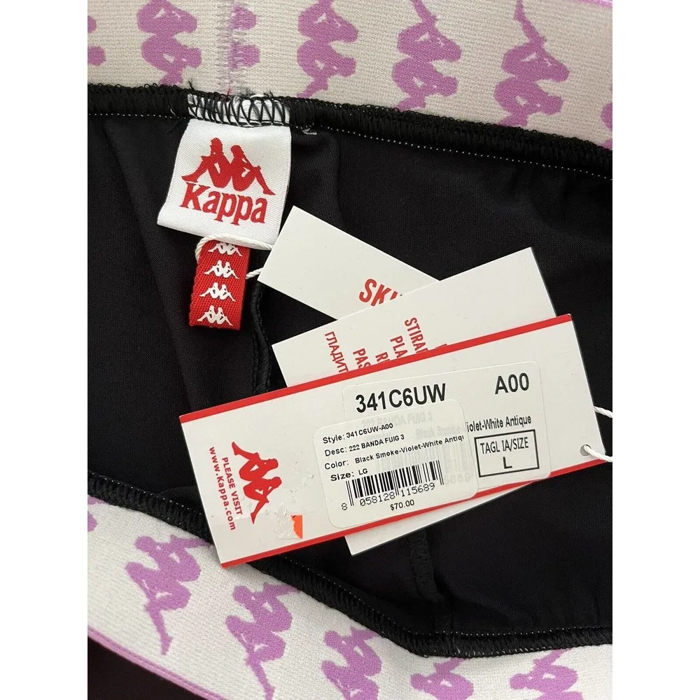 NWT Kappa 222 Banda Fuig 3 High Rise Cutout Womens Bike Shorts Sz Large - Image 7