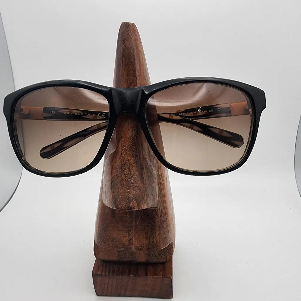 Tory Burch Black Sunglasses, Case, & Dust Bag - Image 3