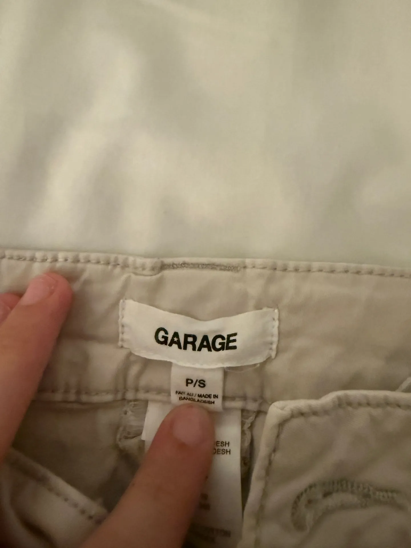 Beige Garage Cargo Pants - Image 2