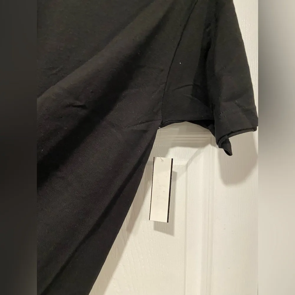 NWT The Godfather Size M Black Cotton Crew Neck Tee Shirt Red Graphic Print Film Size M - Image 5